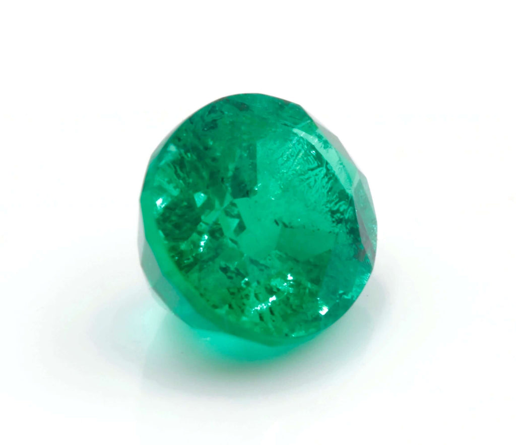 Emerald Colombian Emerald May Birthstone Genuine Created Emerald Emerald Gemstone Emerald Green Oval cut 8x6mm 1.32ct SKU: 114545-Emerald-Planet Gemstones