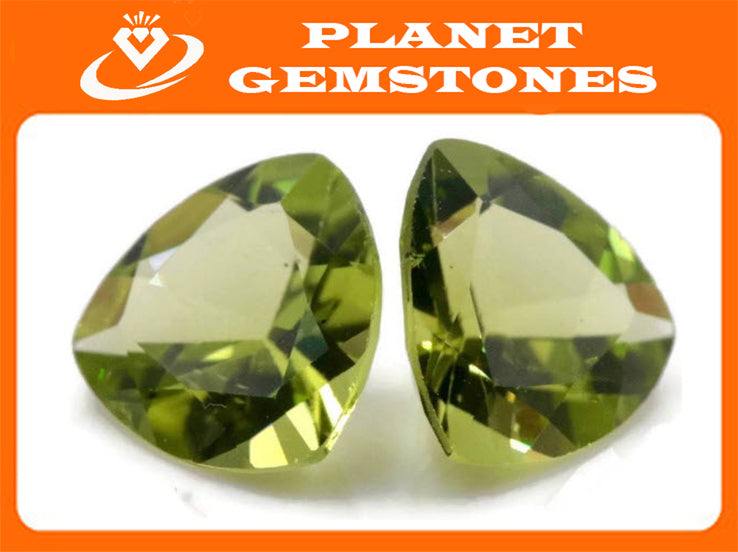 Peridot Trillion 9mm-Planet Gemstones