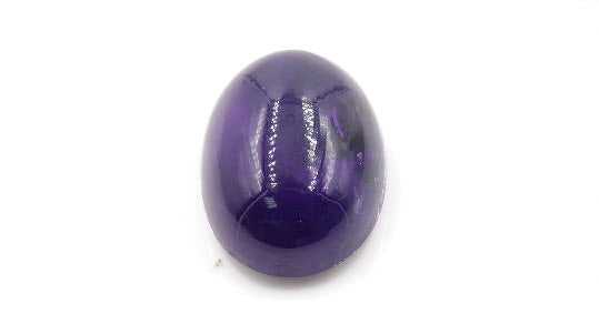 Natural amethyst gemstone amethyst cabochon stone genuine amethyst stone loose amethyst february birthstone OV 19X15mm 24ct SKU: 113091-Planet Gemstones