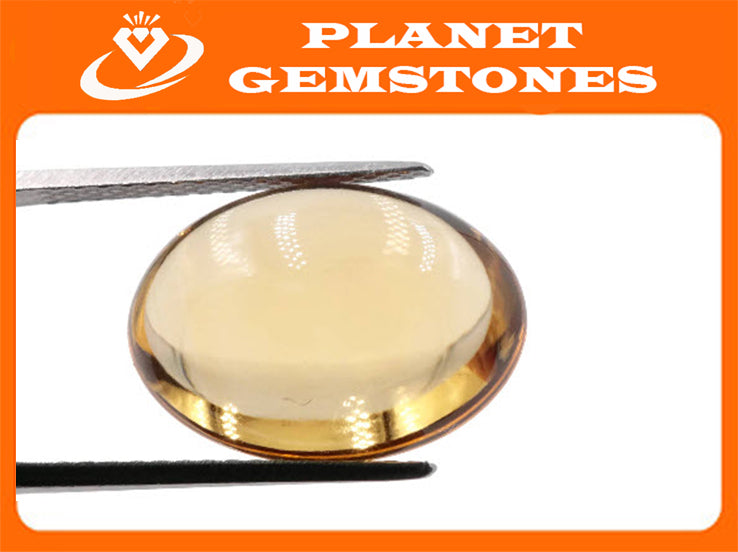 Citrine Cabochon 18x13mm-Planet Gemstones