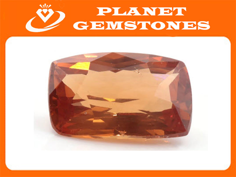 Spessartite | Natural Spessartite Garnet | Mandarin Spessartite Garnet | Orange Garnet | January Gemstone | CUS 11.9x7.9mm 4.69ct SKU:112937-Planet Gemstones