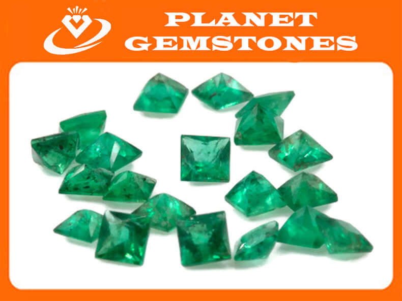 Emerald Natural Emerald May Birthstone Zambian Emerald Oval Emerald Gemstone Diy Jewelry Supplies DIY Jewelry 0.07ct 2.5mm Emerald green-Emerald-Planet Gemstones