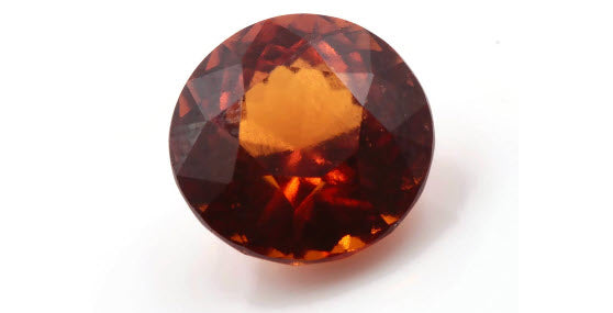 Spessartite | Natural Spessartite Garnet | Mandarin Spessartite Garnet | Orange Garnet |January Gemstone | RD 10mm 4.99ct SKU:112947-Planet Gemstones