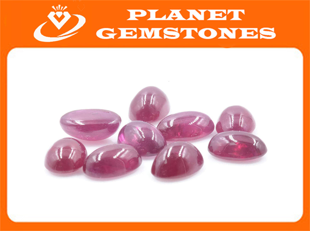 Ruby Oval 6x4mm-Ruby-Planet Gemstones