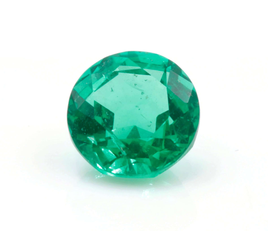 Hydro Emerald Round 6mm-Emerald-Planet Gemstones