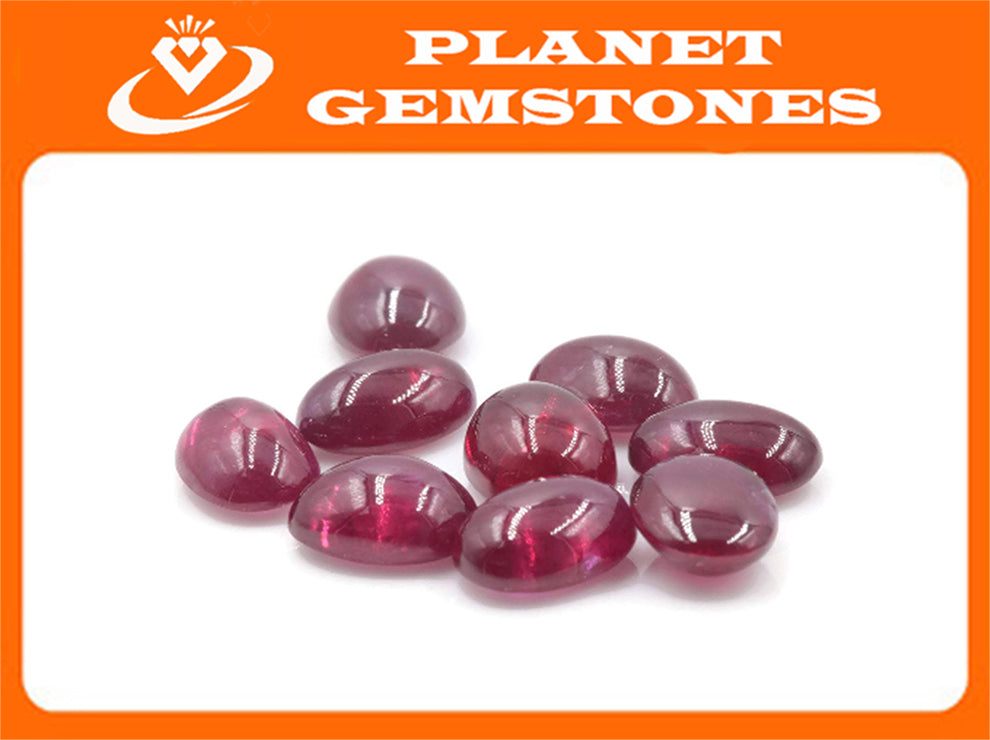 Ruby Oval 7x5mm-Ruby-Planet Gemstones