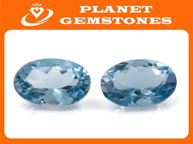 Natural Aquamarine 6x4mm, 0.82ct-Aquamarine-Planet Gemstones