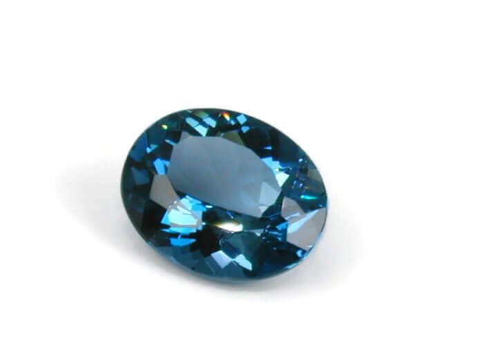Natural Blue Topaz Gemstone Genuine Blue Topaz Faceted November Birthstone Blue Topaz London Blue Topaz Oval 9x11mm 3.18cts SKU:114632-Blue Topaz-Planet Gemstones