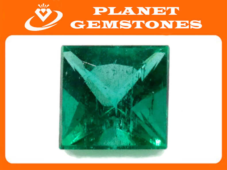 Emerald Natural Emerald May Birthstone Panjshir Emerald Gemstone Emerald Square Emerald Diy Jewelry Supplies 0.28ct 3.6mm Emerald Green-Emerald-Planet Gemstones