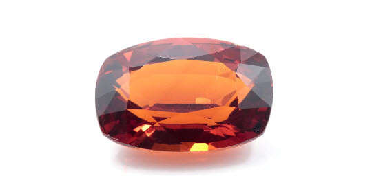 Natural Spessartite Garnet Cushion 13x9mm 8.25cts-Planet Gemstones