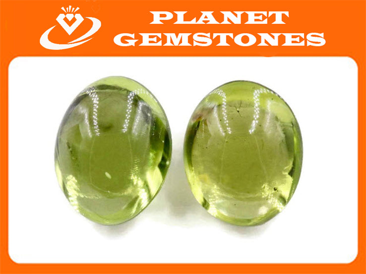 Peridot Oval 10x8mm, 9x7mm-Planet Gemstones
