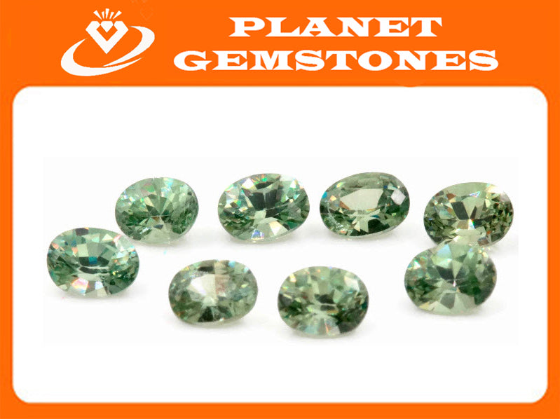 Demantoid Garnet Oval 4x3mm-Planet Gemstones
