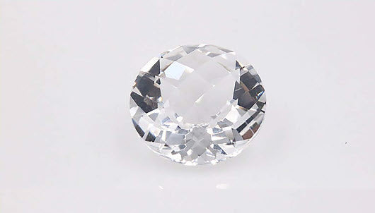 Natural Rock Crystal Quartz Jewelry stone rock crystal round DIY Jewelry Supplies 12mm RD 5.25ct SKU: 12881-Planet Gemstones