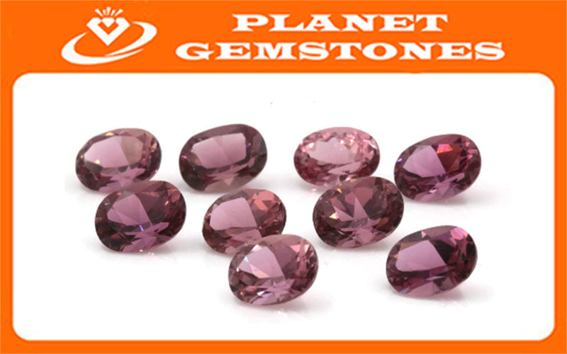 Pink Tourmaline Oval 7X5mm-Tourmaline-Planet Gemstones