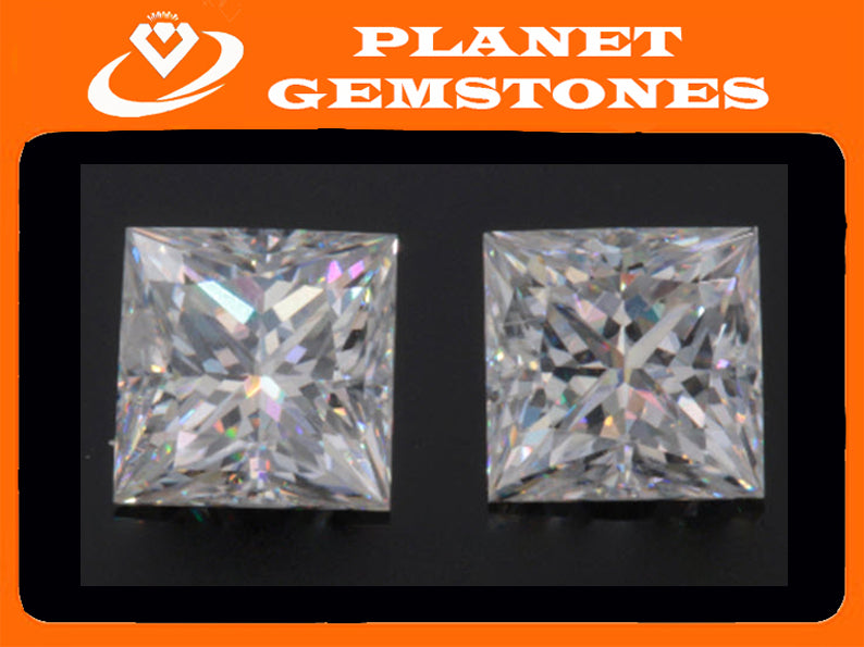 Moissanite Gemstone for wedding ring diamond alternative moissanite jewelry supplies Certify Moissanite Forever one 5mm 0.74ct-Planet Gemstones