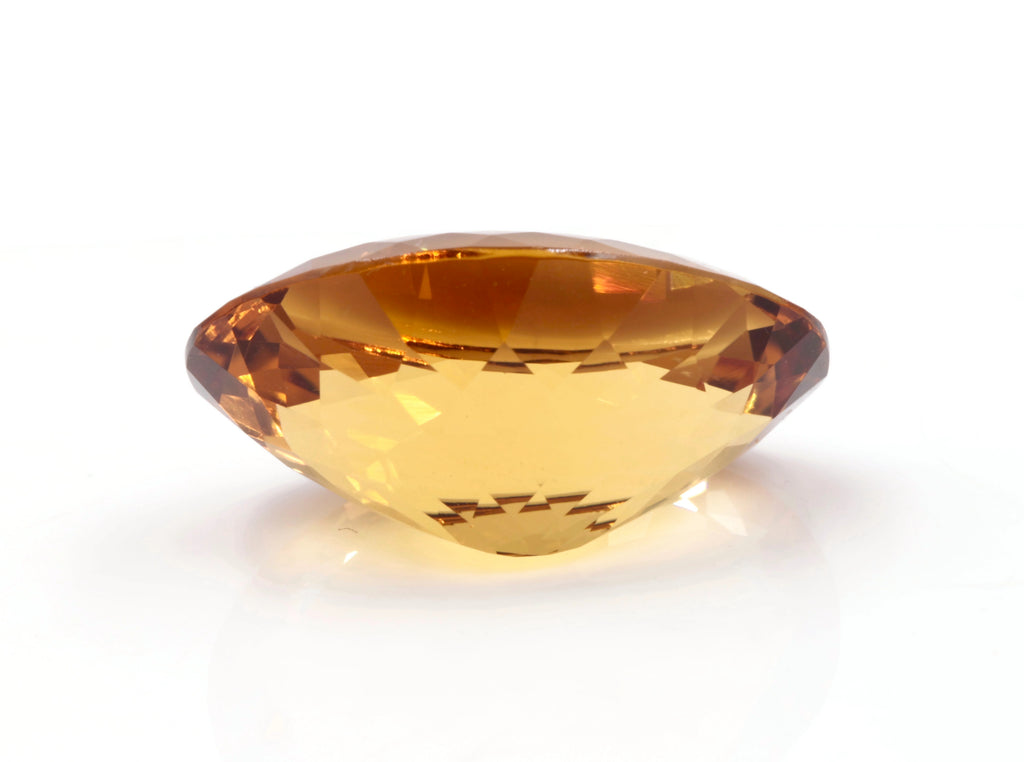 Natural Citrine Quartz Citrine DIY Jewelry Supply Supply Citrine Loose Gemstone November Birthstone Golden Citrine Quartz 24X17mm SKU:114552-CITRINE-Planet Gemstones