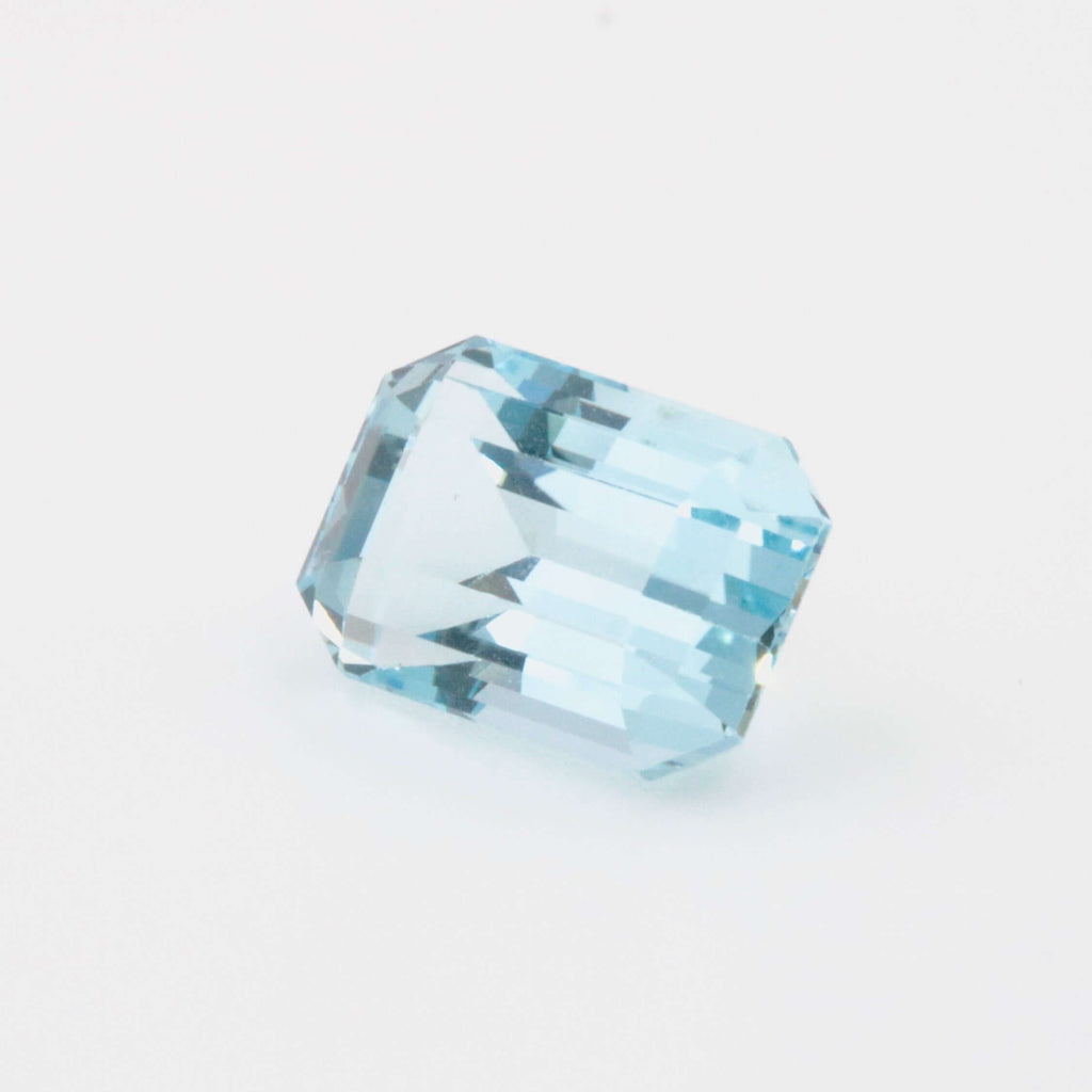 Natural Blue Aquamarine Faceted Gemstone Genuine Aquamarine March Birthstone Loose Gem Aquamarine Stone 4.40 ct SKU 115552-Aquamarine-Planet Gemstones