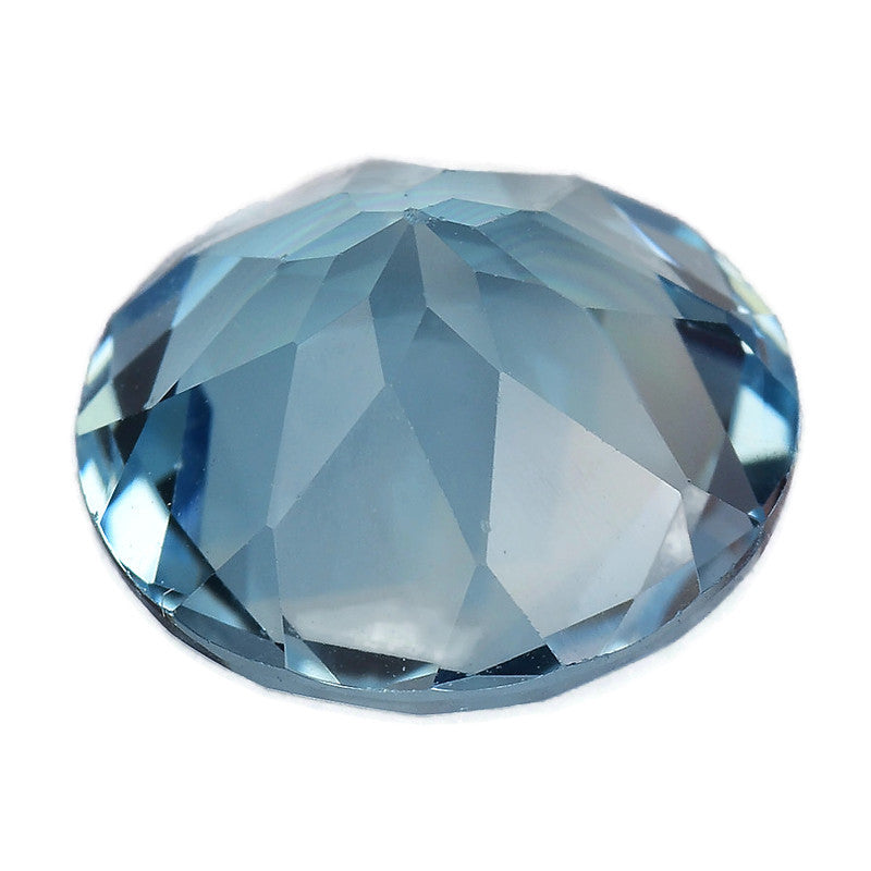 Topaz Round 10mm-Blue Topaz-Planet Gemstones