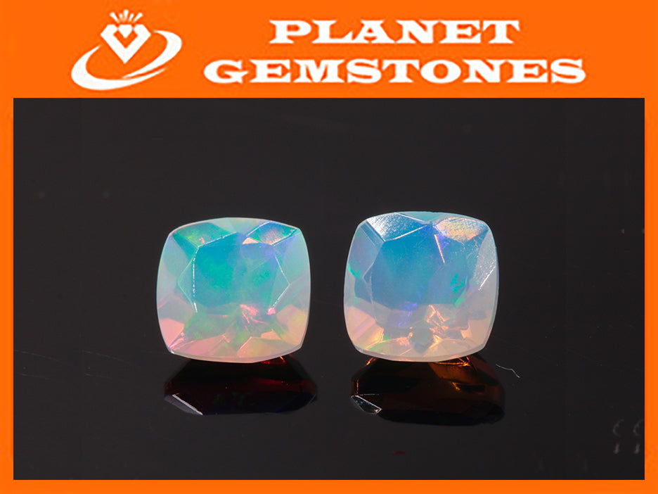 Ethiopian Opal pair 6mm-opal-Planet Gemstones