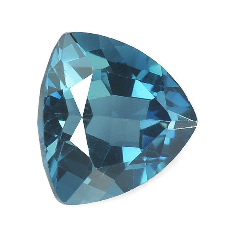 London Blue Topaz 7mm: Faceted Gem