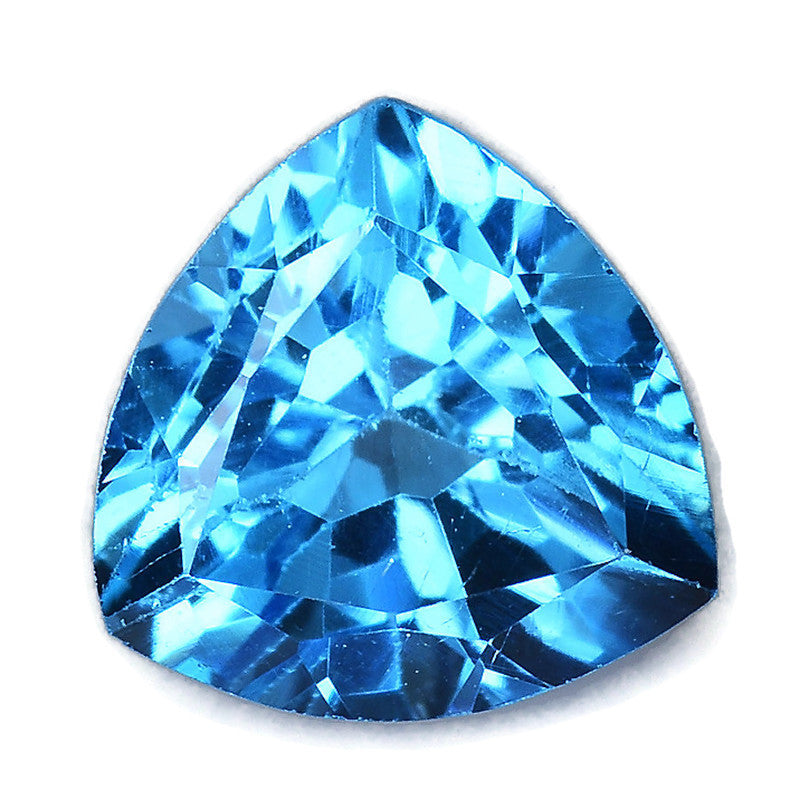 Topaz Trillion 7mm-Blue Topaz-Planet Gemstones