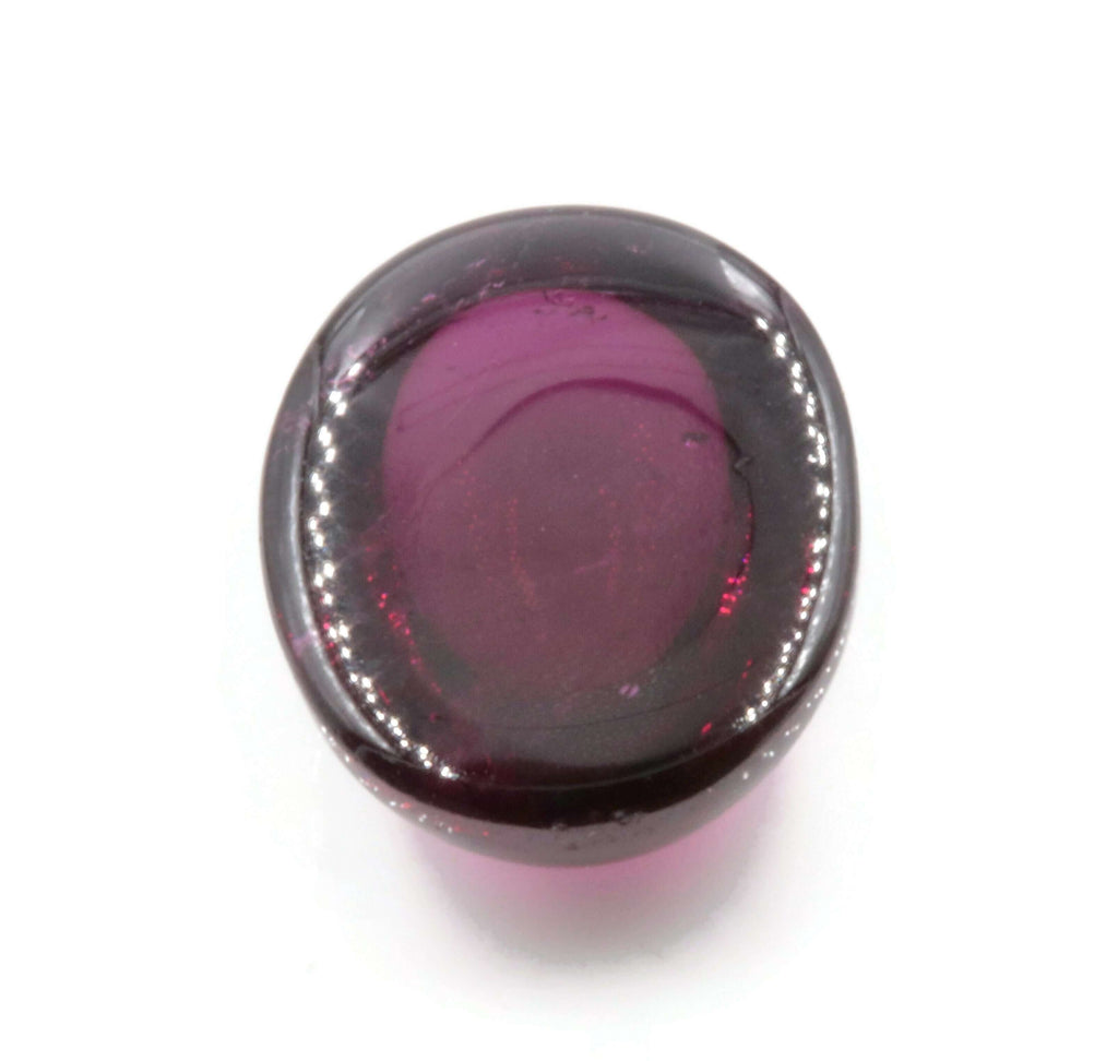 Natural Rhodolite Garnet January Birthstone Purple Rhodolite gemstone Rhodolite Garnet cabochon Red garnet 11x9mm 5cts SKU:114864-Rhodolite-Planet Gemstones