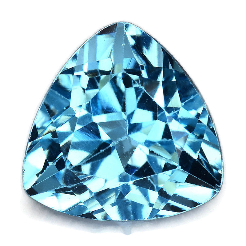 Topaz Trillion 10mm-Blue Topaz-Planet Gemstones
