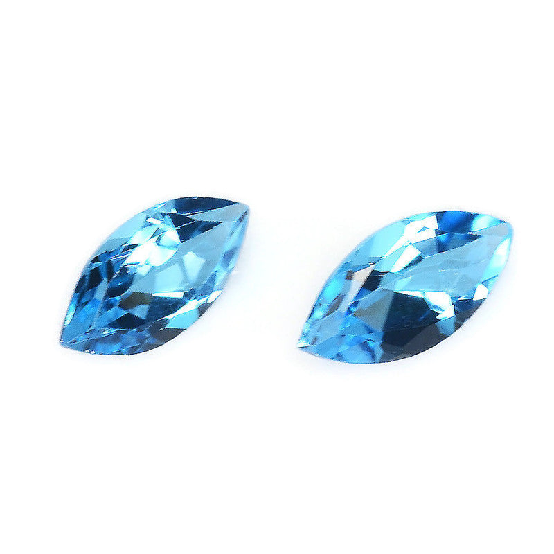 Natural Blue Topaz Gemstone Genuine Blue Topaz Faceted November Birthstone Blue Topaz Swiss Blue Topaz 8x4mm 1.29cts SKU:114456-Blue Topaz-Planet Gemstones