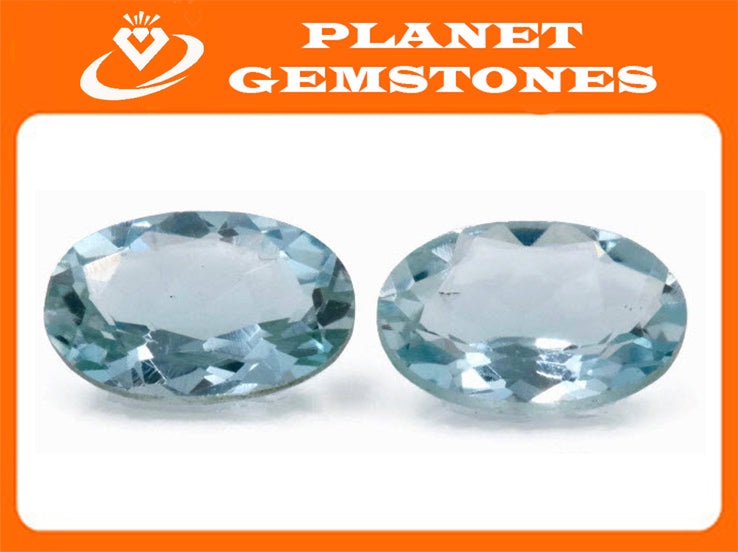 Aquamarine Oval 6x4mm-Aquamarine-Planet Gemstones