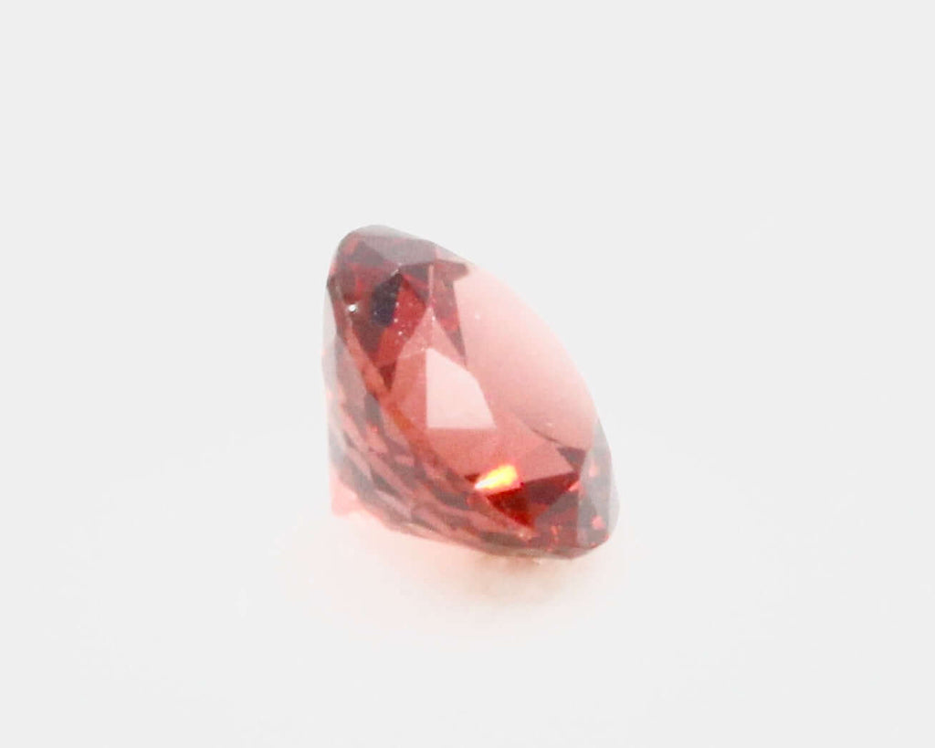 Round red spinel, genuine and stunning