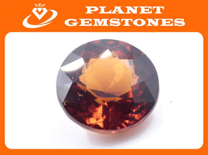 Spessartite | Natural Spessartite Garnet | Mandarin Spessartite Garnet | Orange Garnet |January Gemstone | RD 13.5mm 11.52ct SKU:112944-Planet Gemstones