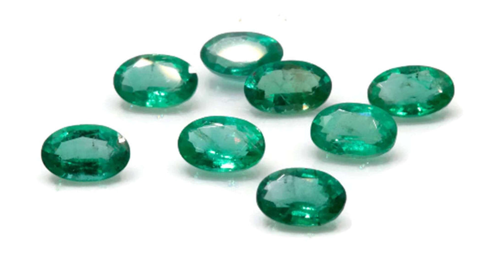 Emerald Natural Emerald May Birthstone Zambian Emerald oval Diy Jewelry Supplies Emerald Gemstone 0.41ct 6x4mm Emerald Green-Emerald-Planet Gemstones