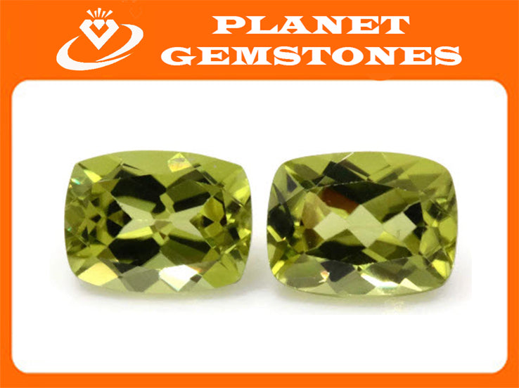 Peridot Cushion 7x5mm-Planet Gemstones