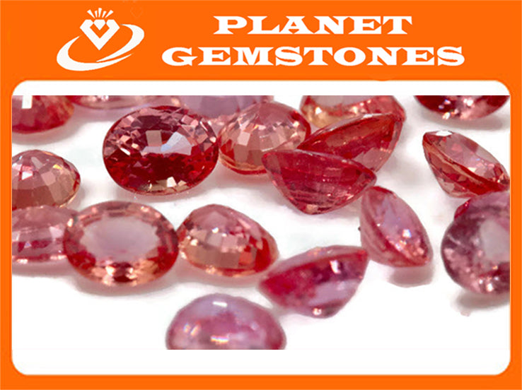 Padparadscha sapphire 5x4mm-Planet Gemstones