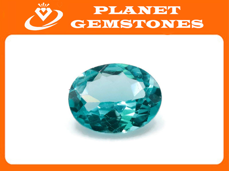 Natural Apatite Neon Apatite Blue Apatite Apatite Gemstone Apatite faceted Genuine Apatite stone DIY Apatite faceted Oval 2.02ct 9x7mm-Planet Gemstones
