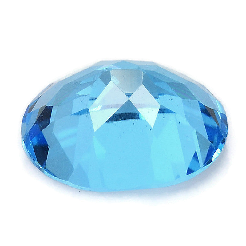 Topaz Oval 10x8mm-Blue Topaz-Planet Gemstones