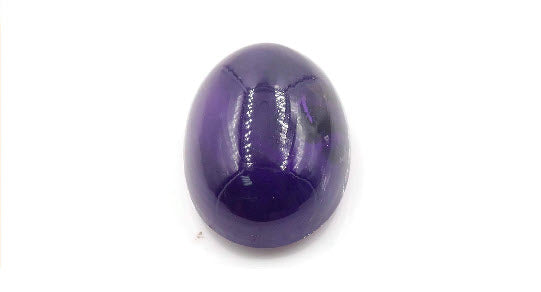 Natural amethyst gemstone amethyst cabochon stone genuine amethyst stone loose amethyst february birthstone OV 14X10mm 8.64ct SKU: 113071-Planet Gemstones