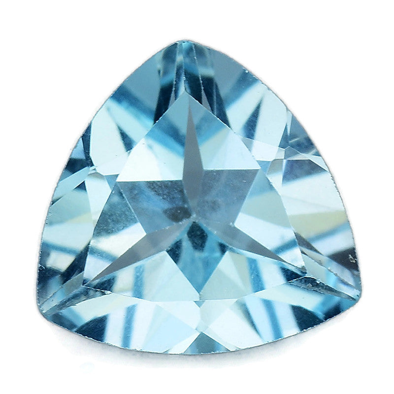 Natural Blue Topaz Gemstone Genuine Blue Topaz Faceted November Birthstone Blue Topaz Sky Blue Topaz 8mm 1.75cts SKU:114443-Blue Topaz-Planet Gemstones