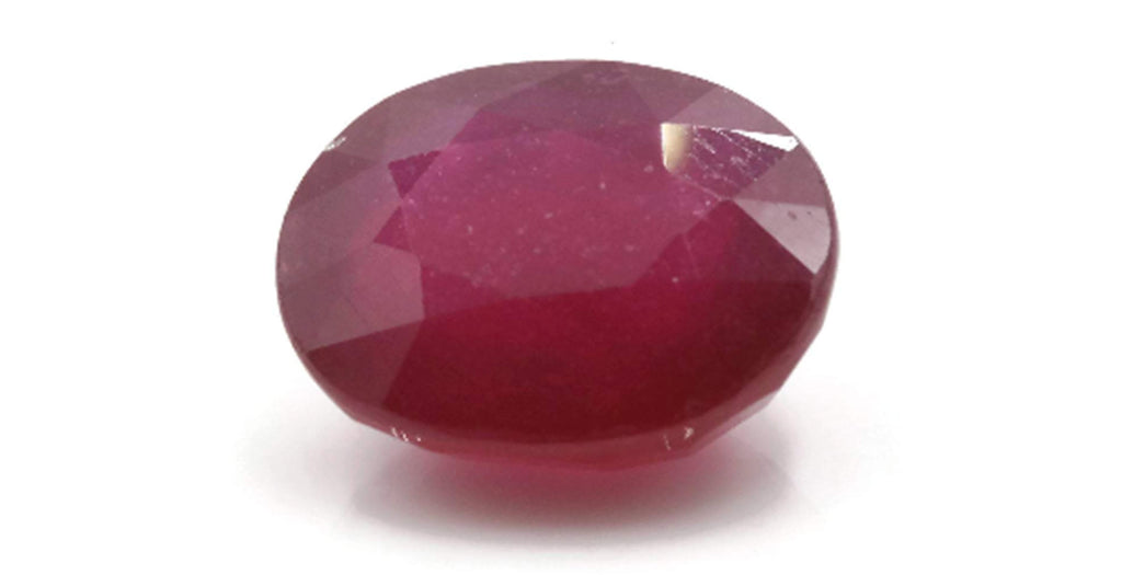 Natural Ruby Ruby Gemstone DIY Jewelry Ruby Loose Stone July Birthstone Ruby Natural Ruby GemstoneFaceted Genuine Ruby 4.26ct 9x7mm SKU: 106609-Ruby-Planet Gemstones