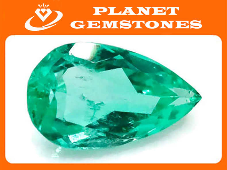 Emerald Natural Emerald May Birthstone Colombian Emerald Emerald Gemstone 1.64ct 10x6 mm Emerald Green Diy Jewelry Supplies Emerald Green-Emerald-Planet Gemstones