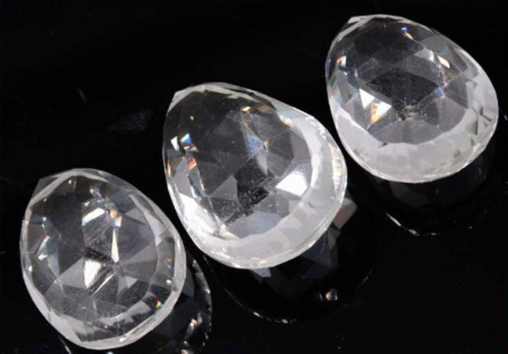 Rock Crystal Natural Rock Crystal Crystal DIY Jewelry white Quartz quartz stone Quartz beads Rock Crystal PE 18x12mm 36.55ct SKU:113077-Planet Gemstones