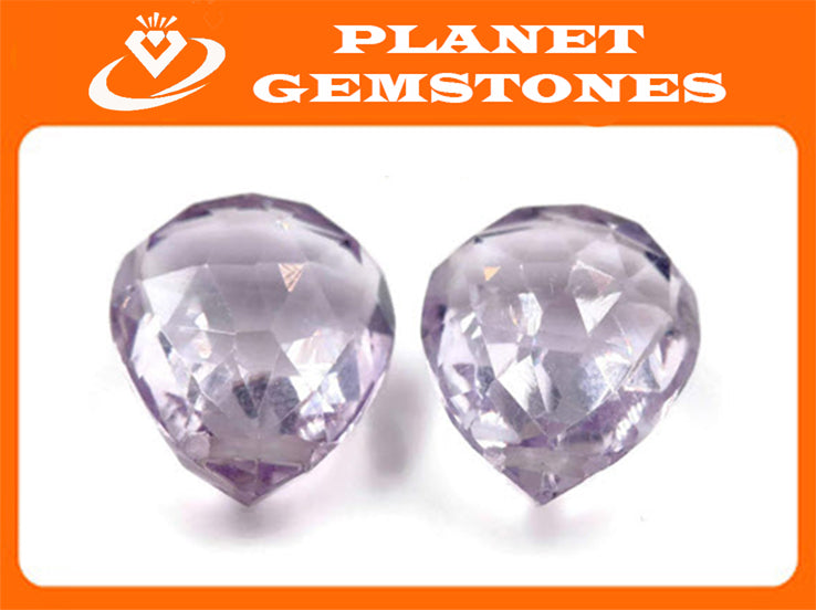 Natural amethyst gemstone faceted loose stone genuine amethyst DIY Jewelry Supplies february birthstone DIY Pr 13x10mm 12.26ct SKU:113120-Planet Gemstones
