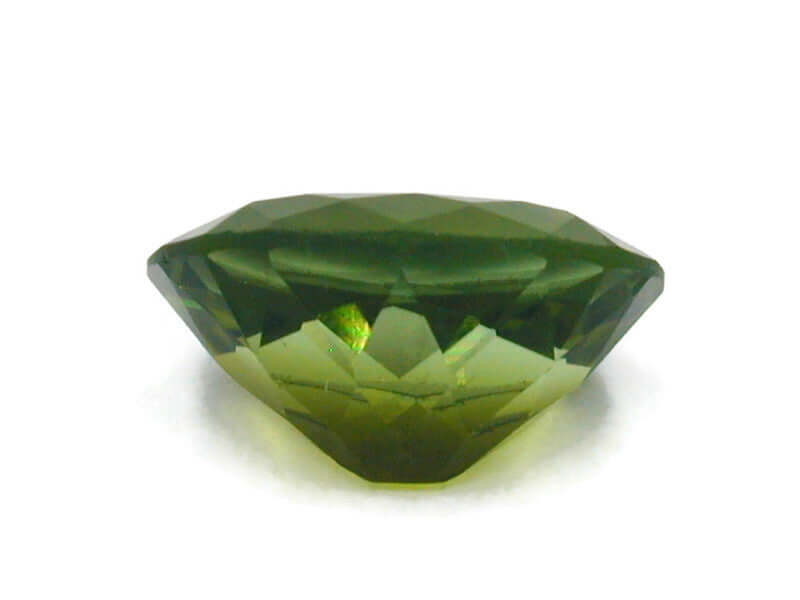 Tourmaline Rainbow Tourmaline Green Tourmaline Loose Gemstone Tourmaline Stone Loose Tourmaline Faceted Tourmaline 4.53cts 12x9mm SKU:110658-Tourmaline-Planet Gemstones