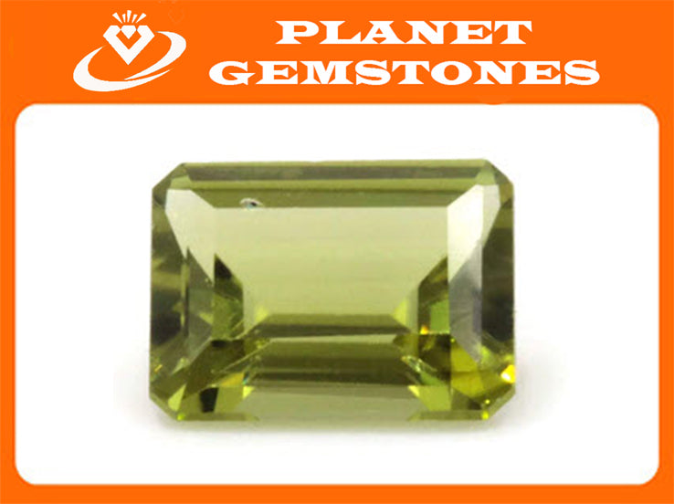 Peridot Octagon 8x6mm-Planet Gemstones