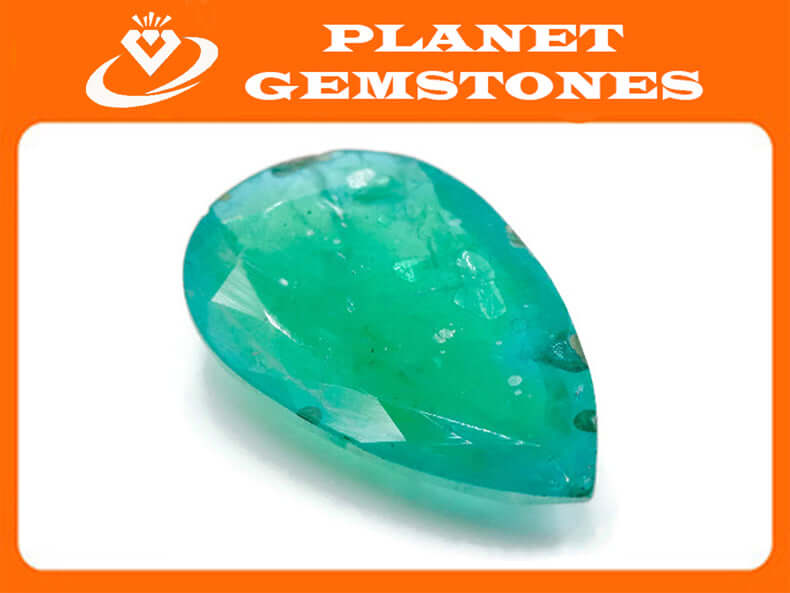Emerald Dublet Natural Emerald May Birthstone Zambian Emerald Pear Emerald Gemstone Diy Jewelry Supplies 20x12mm 8.66ct Emerald Green-Emerald-Planet Gemstones