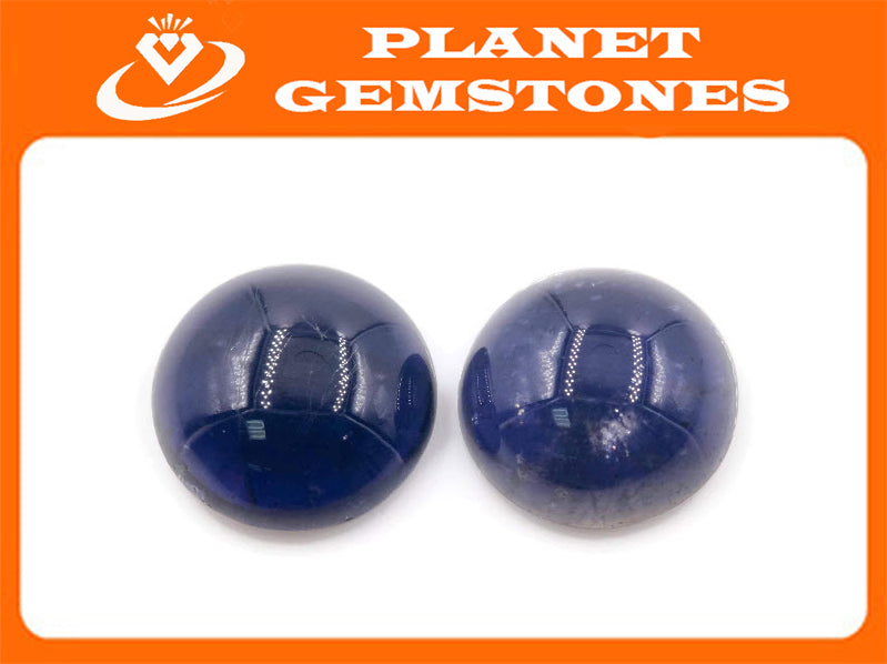 Iolite Round 12mm-Planet Gemstones