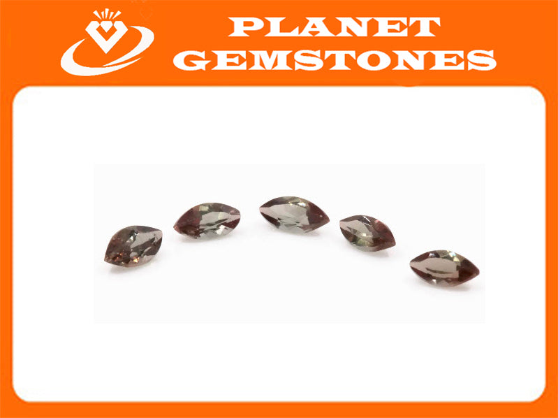 Natural Andalusite Andalusite Gemstone Genuine Andalusite Poor Man Alexandrite Faceted Andalusite DIY ANDALUSITE Faceted 4x2mm 0.4ct-Planet Gemstones
