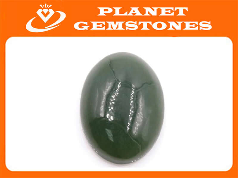 Nephrite Oval 10x14mm-Planet Gemstones