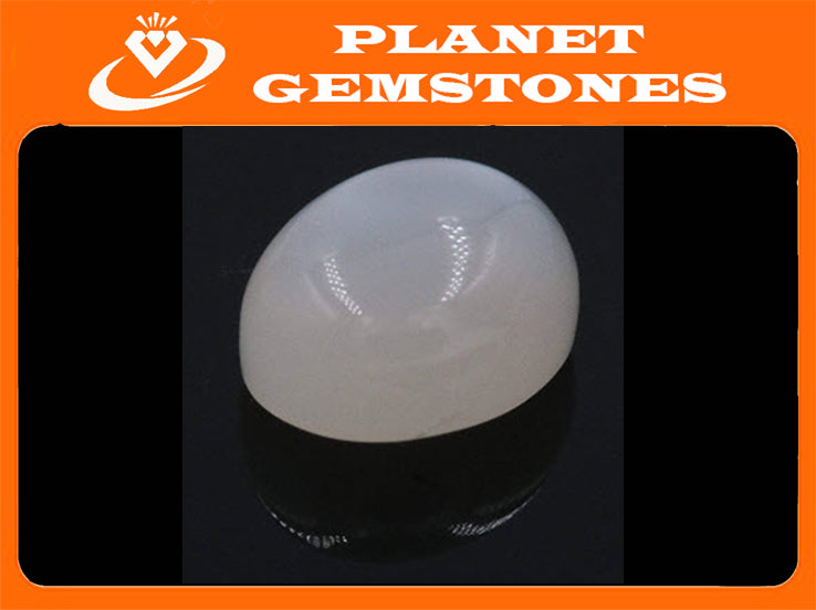 Natural Moonstone White moonstone June Birthstone Moonstone DIY jewelry Supplies Moonstone cabs 9x11mm 4ct-Planet Gemstones