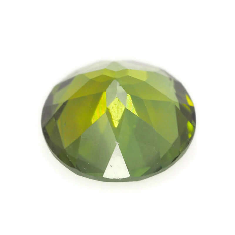 Green Tourmaline 7.5mm-Tourmaline-Planet Gemstones